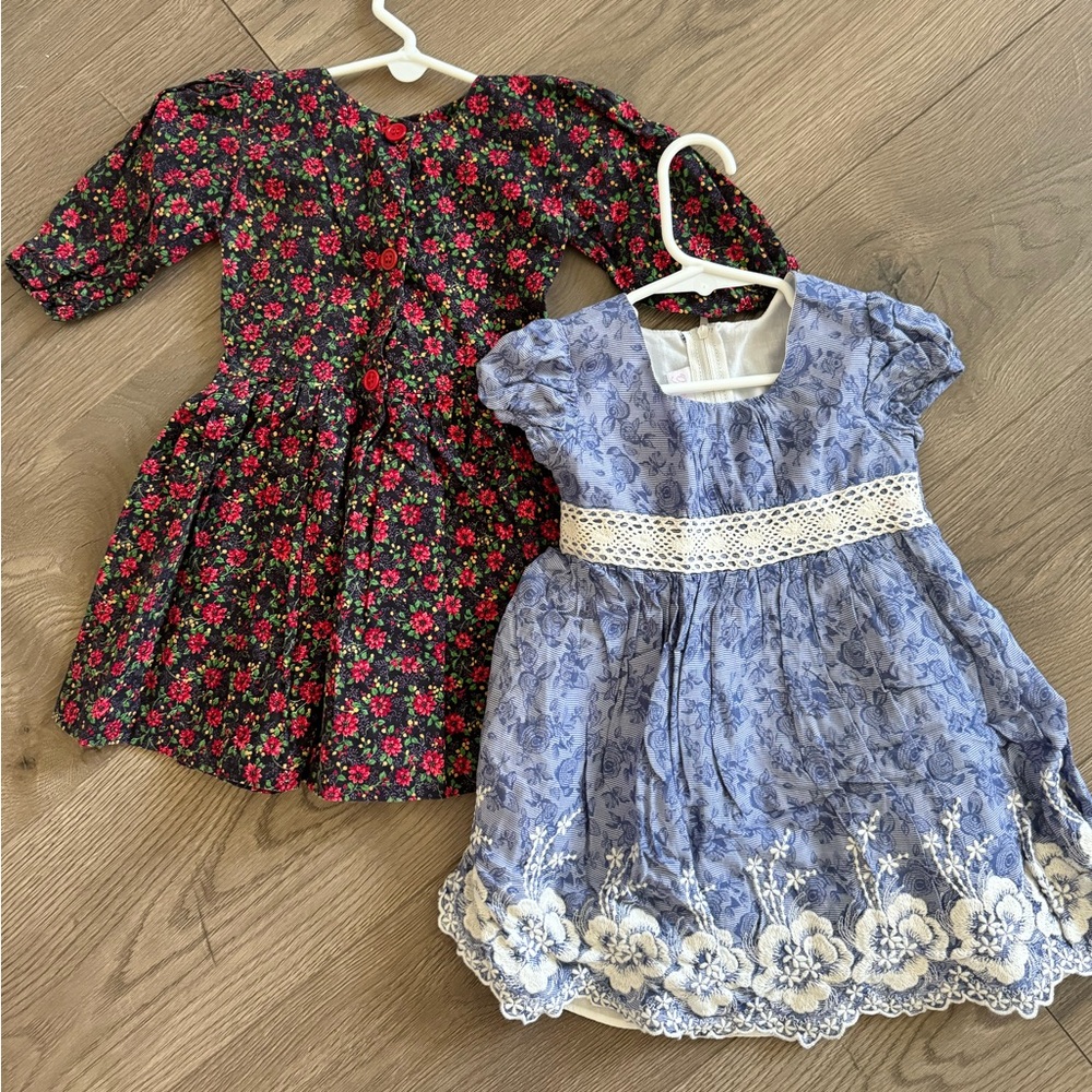Vintage Baby Girl Dresses - Size 24 months